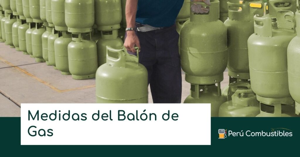 Medidas del Balon de Gas