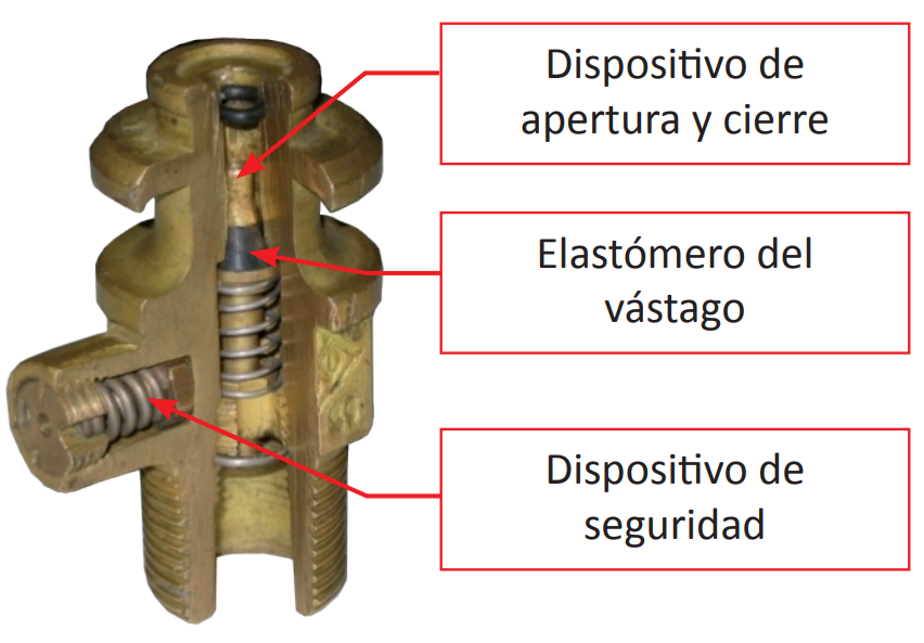 Balón de Gas Premium vs Balón de Gas Normal partes válvula fisher