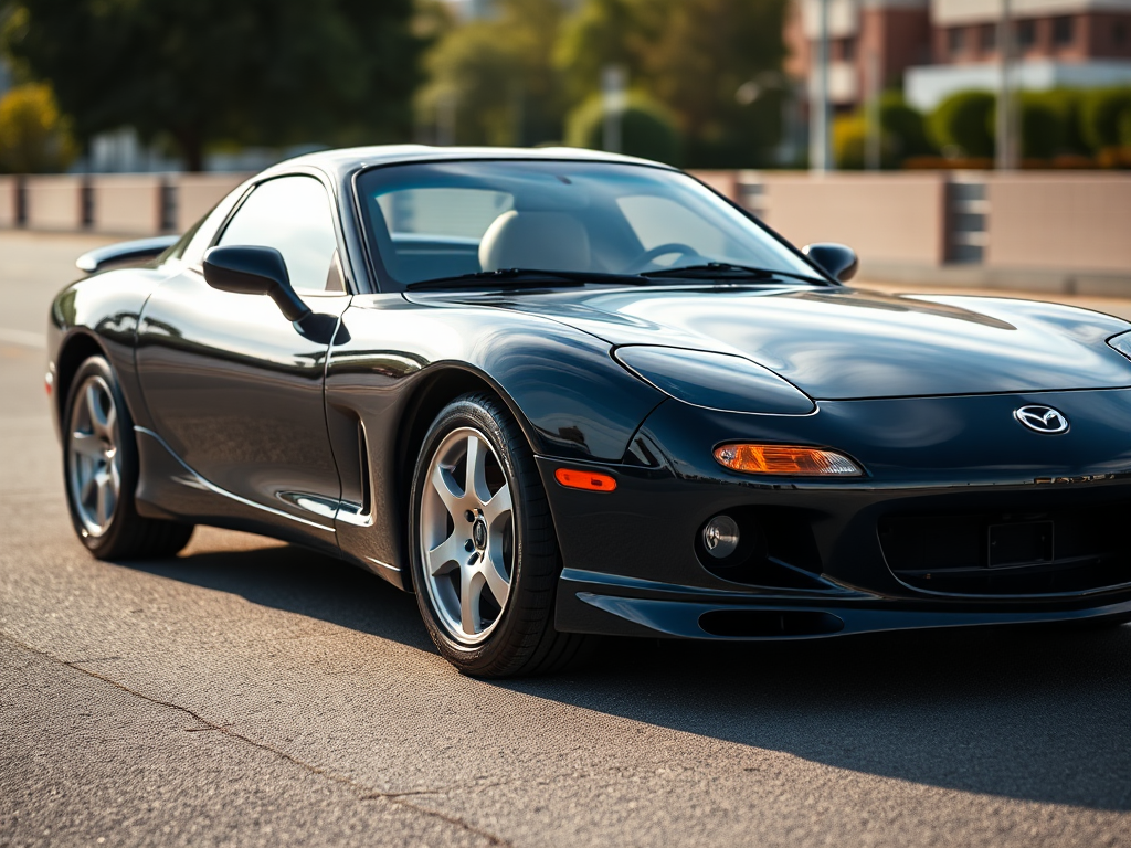 Motor Rotativo: Funcionamiento, Beneficios y Aplicaciones Industriales Mazda RX-7 o RX-8 en ambiente escénico