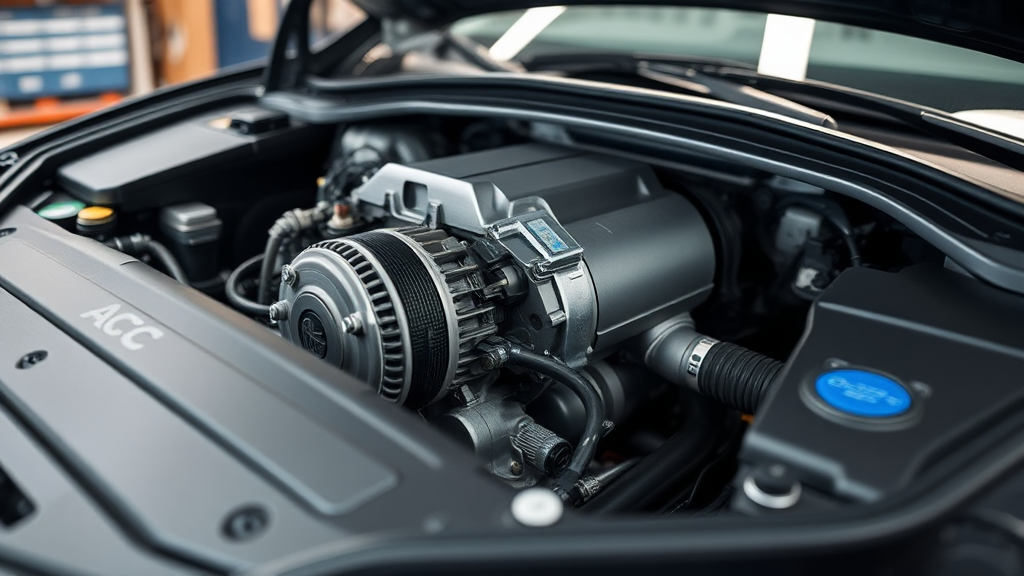 Motores de Corriente Alterna: Funcionamiento, Tipos y Usos Industriales Vista de cerca del compartimento del motor de un coche eléctrico