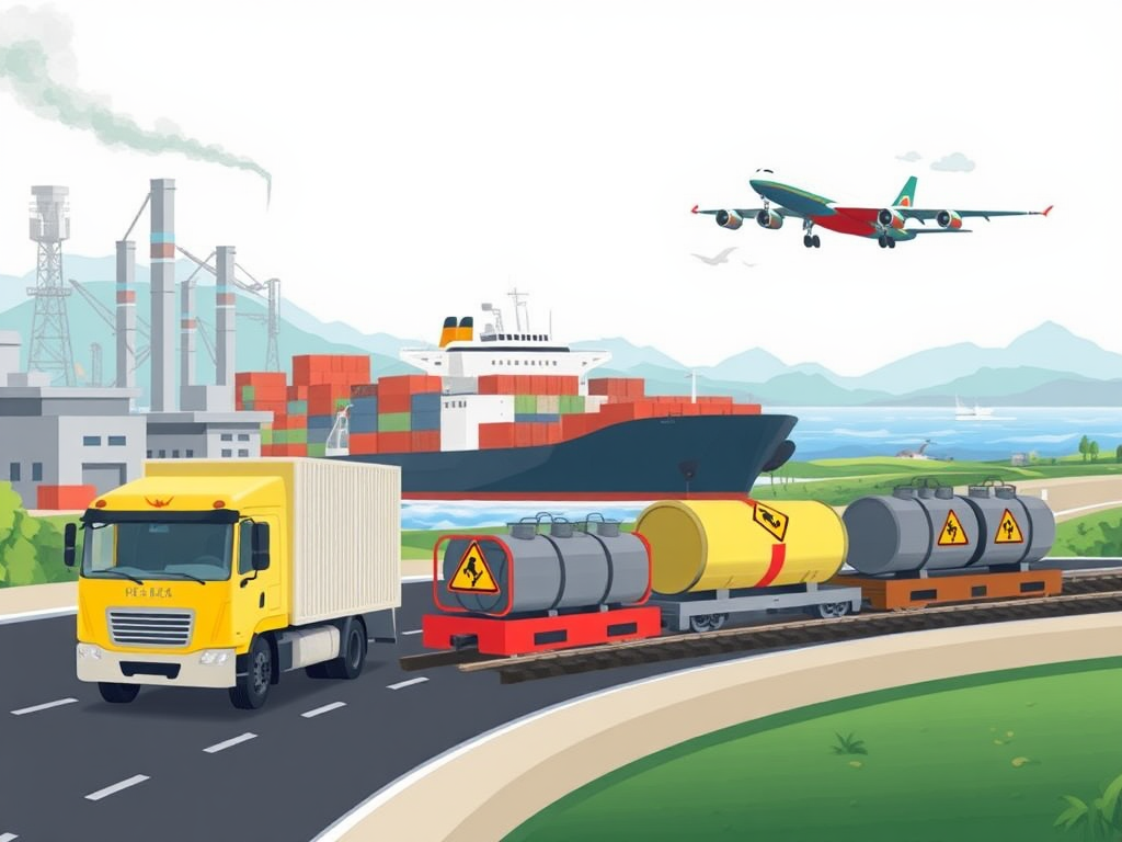 Transporte de Mercancías Peligrosas: Normativas, Métodos y Seguridad Transporte seguro de mercancías peligrosas