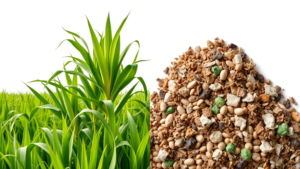 Comparación entre cultivos energéticos y residuos orgánicos como materias primas para biocombustibles.