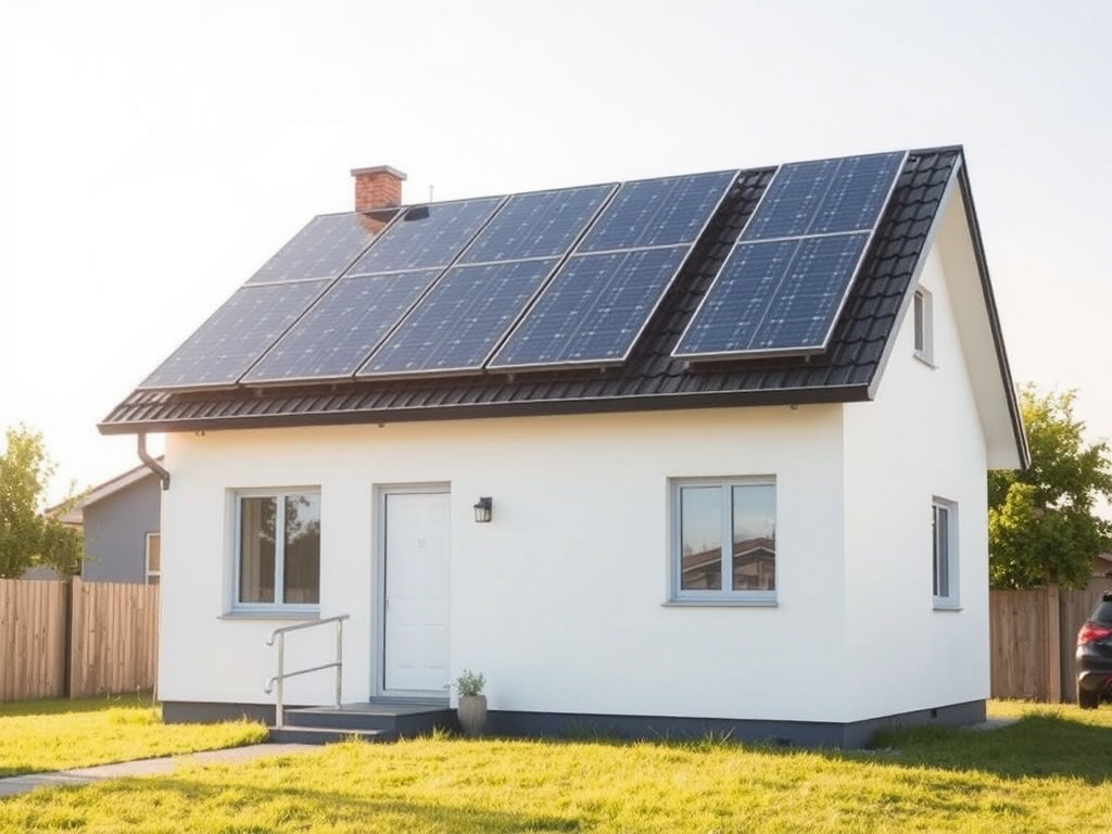 Energía Solar en Casa: Guía Completa de Instalación Casa pequeña con paneles solares