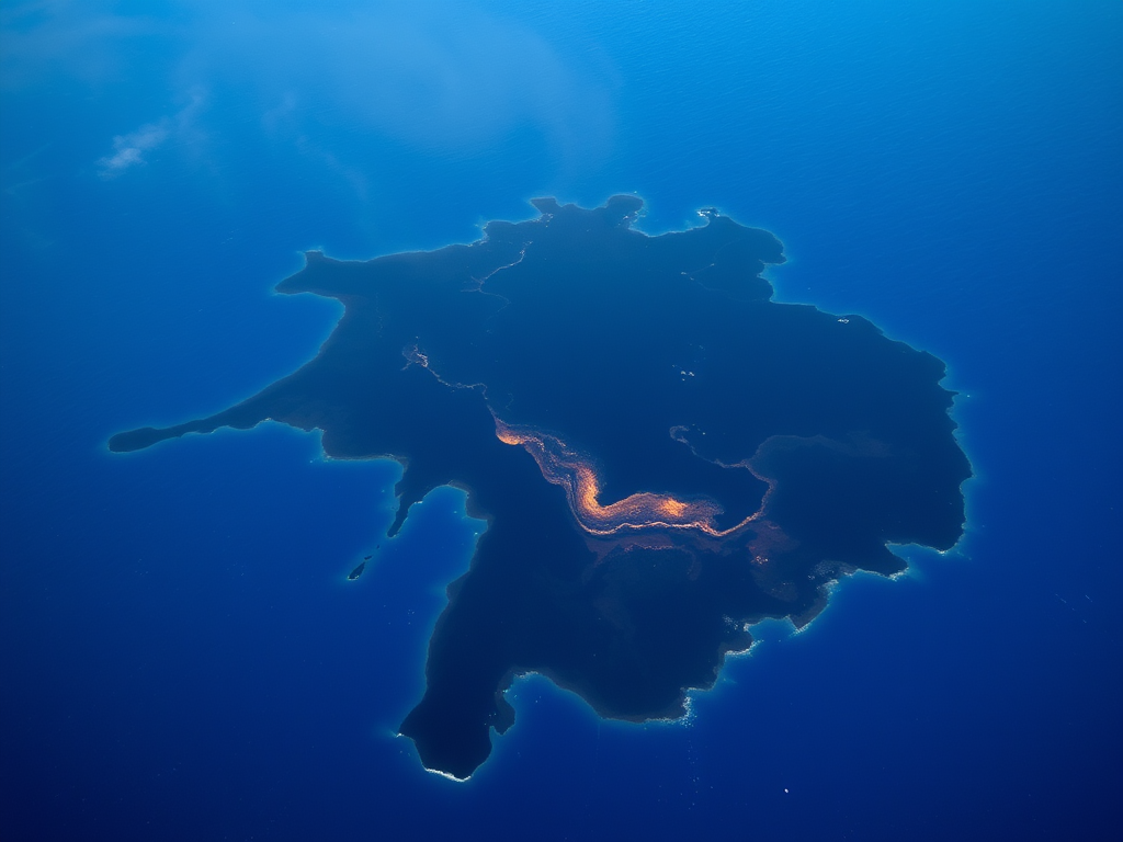 Impacto de los Derrames de Combustibles en el Ecosistema Marino Vista aérea de un derrame de petróleo en el océano