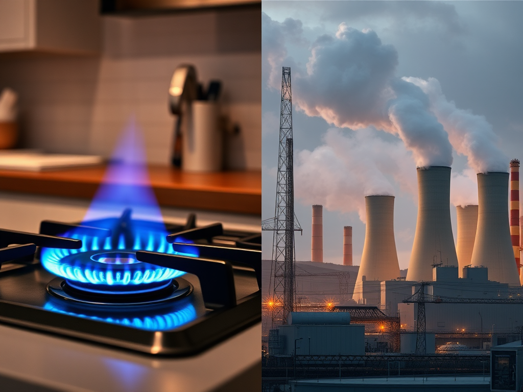Comparación entre combustión doméstica e industrial