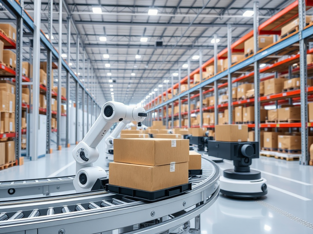 Almacén automatizado con tecnología avanzada