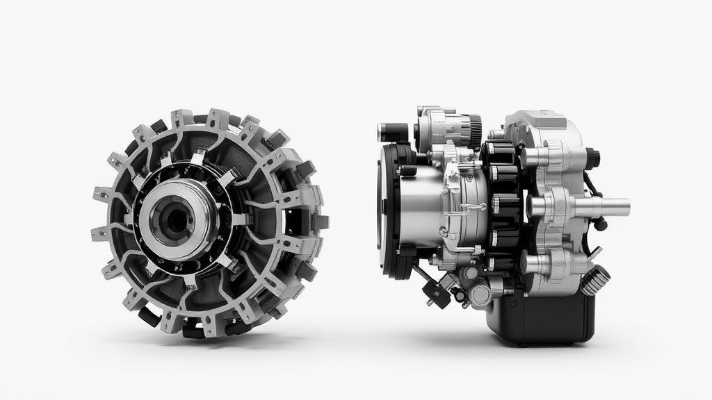 Motor Rotativo: Funcionamiento, Beneficios y Aplicaciones Industriales Comparación entre un motor rotativo y un motor de pistón convencional.
