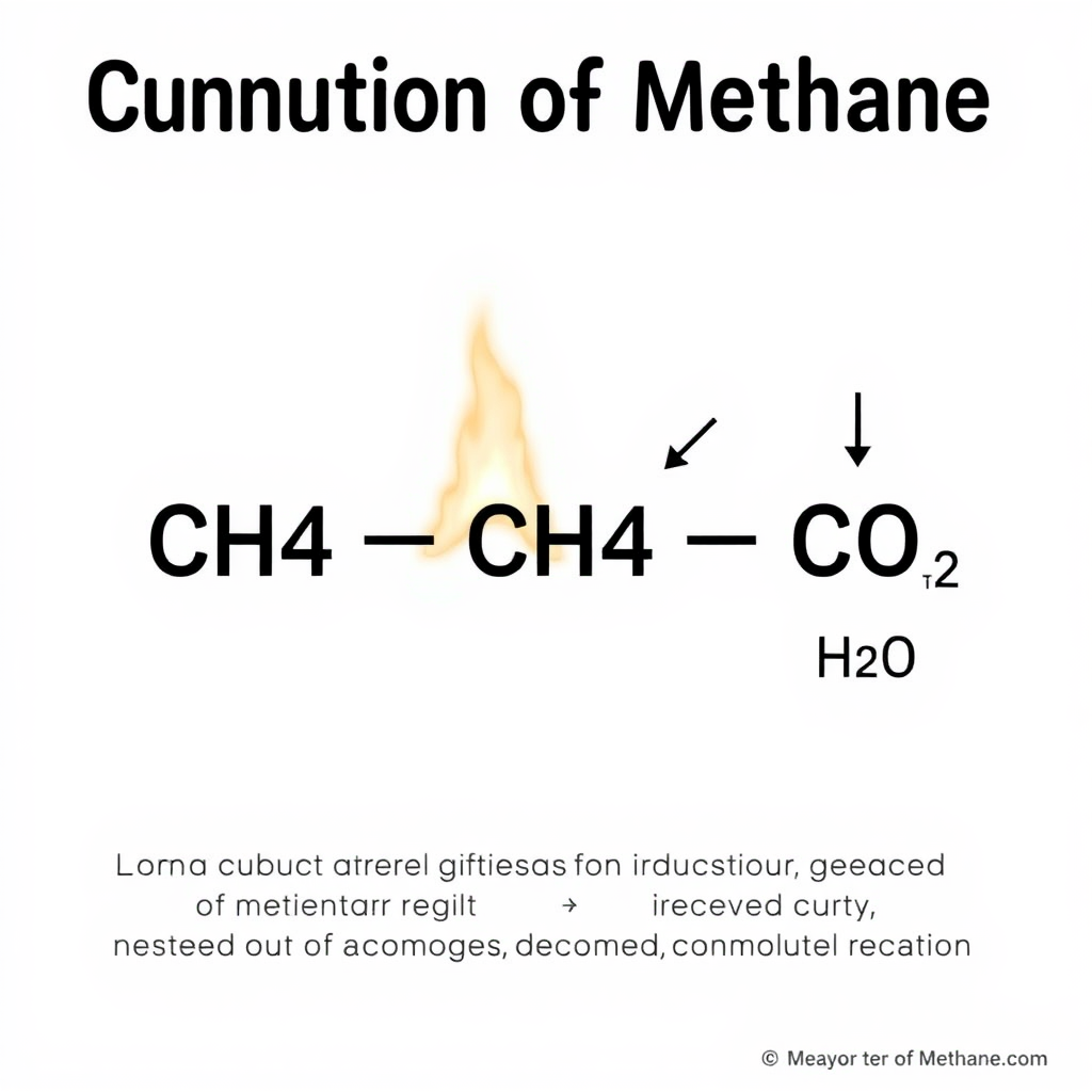 Diagrama de la combustión del metano