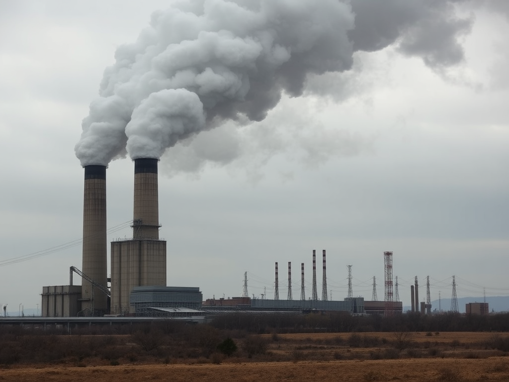 Entorno industrial contaminado